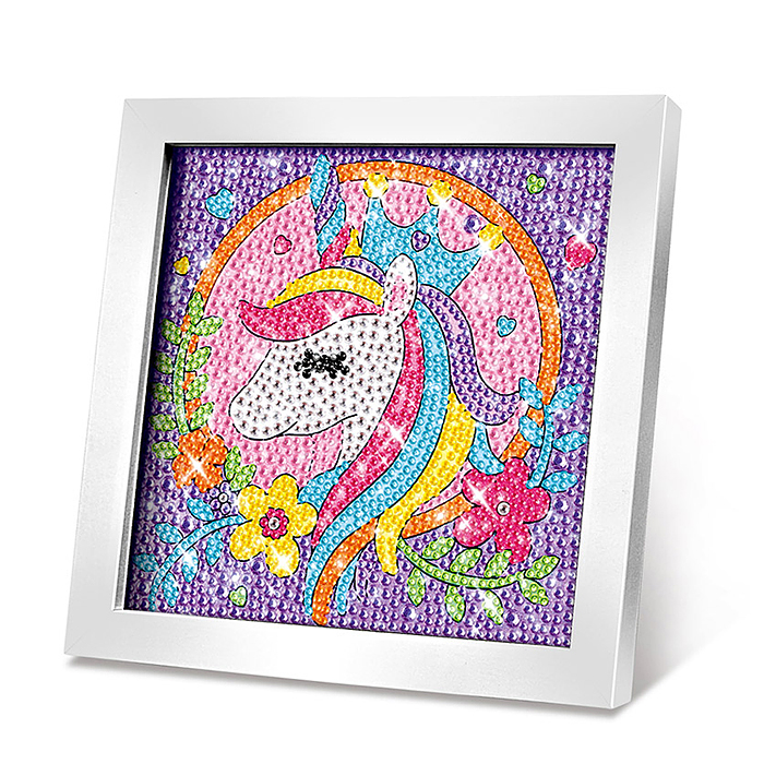 Мозаика алмазная A5501B "Единорожка" в коробке