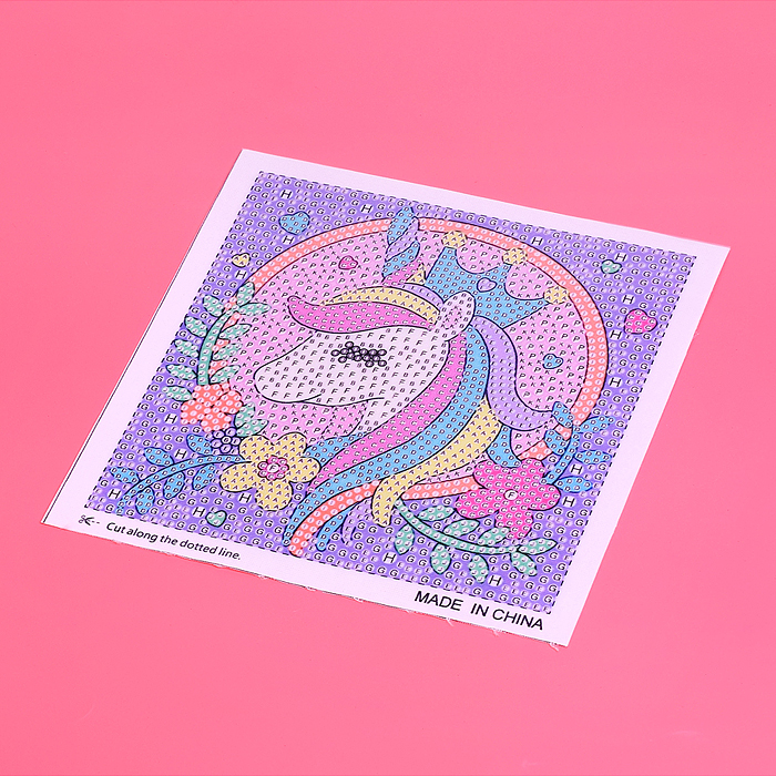 Мозаика алмазная A5501B "Единорожка" в коробке