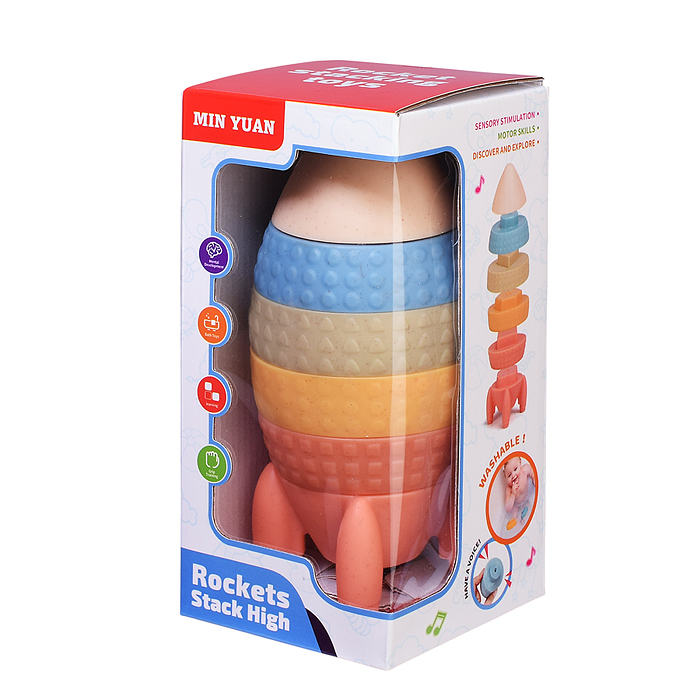 Пирамидка 777-25 "Ракета" в коробке