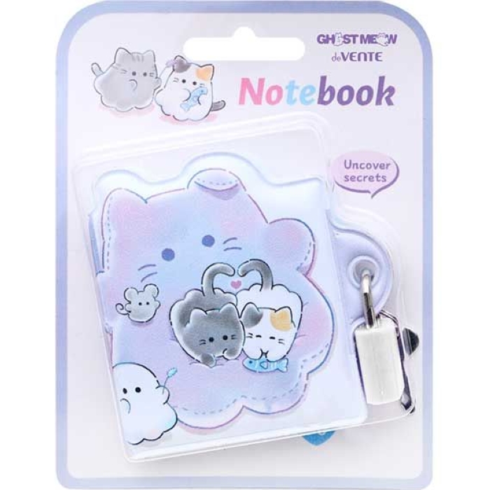 Записная книжка "Ghost Meow" A8, 70 л. белая бумага 80 г/м² с цветным дизайном