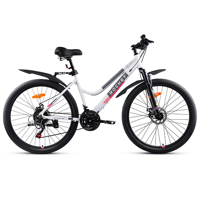 Велосипед 26" Rocket lady Alloy 26, цвет белый, размер 17"