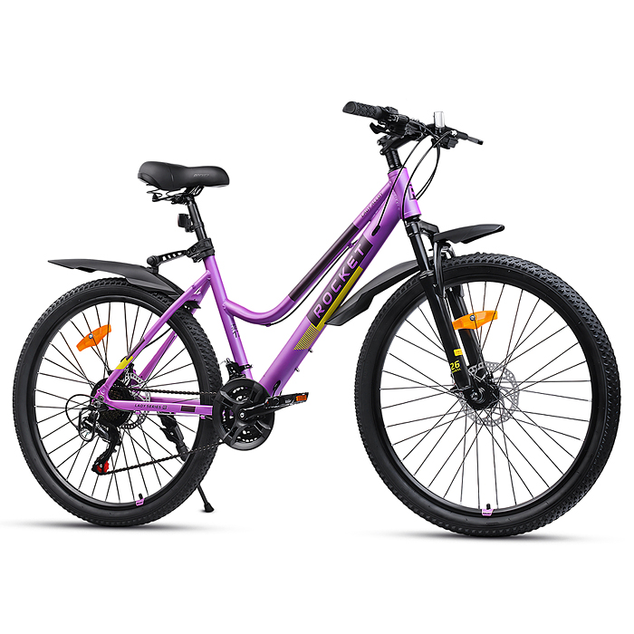 Фото к товару Велосипед 26" Rocket lady Alloy 26, цвет лиловый, размер 17" Велосипед 26" Rocket lady Alloy 26, цвет лиловый, размер 17"