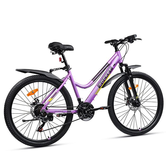 Фото к товару Велосипед 26" Rocket lady Alloy 26, цвет лиловый, размер 17" Велосипед 26" Rocket lady Alloy 26, цвет лиловый, размер 17"