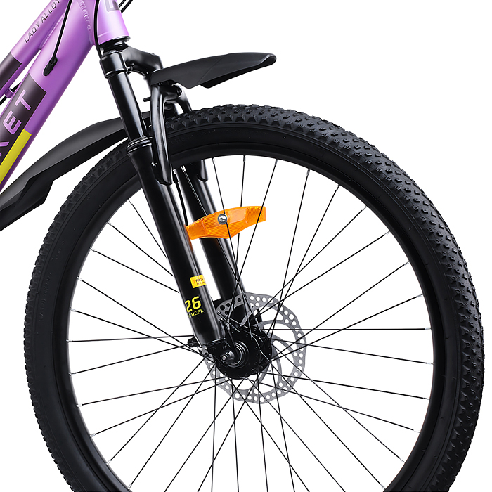 Фото к товару Велосипед 26" Rocket lady Alloy 26, цвет лиловый, размер 17" Велосипед 26" Rocket lady Alloy 26, цвет лиловый, размер 17"