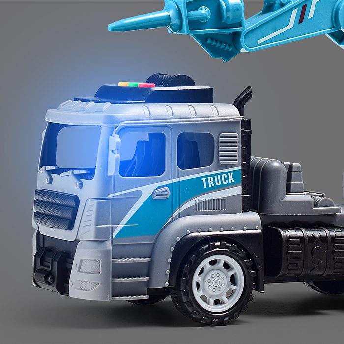 Машина 6630-E "СтройЛидер" (свет, звук) в коробке