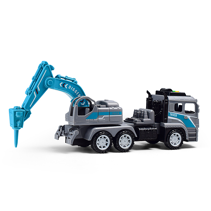 Машина 6630-E "СтройЛидер" (свет, звук) в коробке