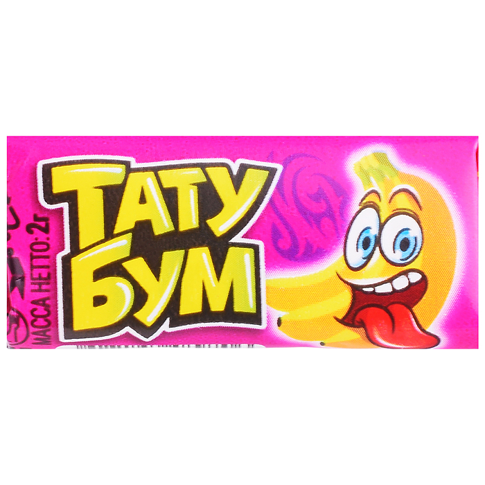 Жевательная резинка с татуировкой "Тату Бум" ассорти 2гр*200шт