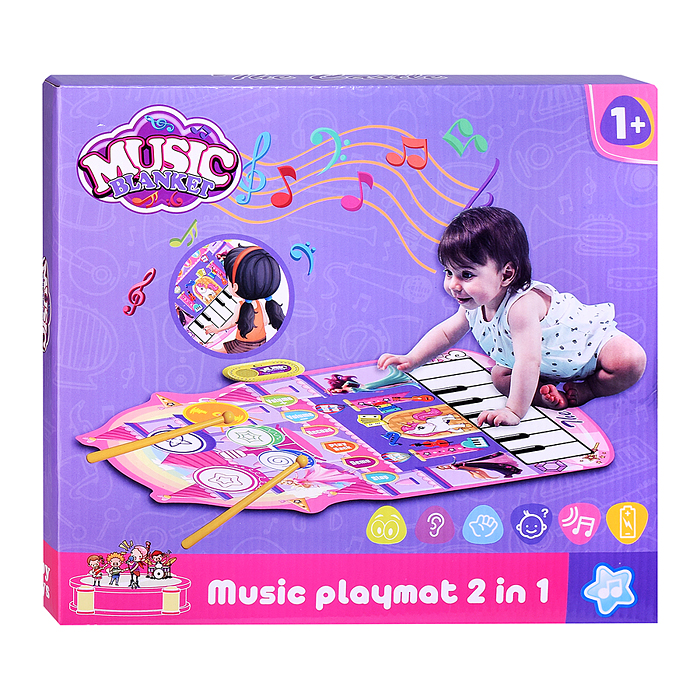 Фото к товару Коврик развивающий YYD-03 "Музыкальный малыш" в коробке Коврик развивающий YYD-03 "Музыкальный малыш" в коробке