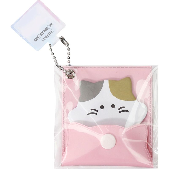 Клейкая бумага для заметок "Ghost Meow" 53x50 мм, 20 листов, офсет 80 г/м² "Белый котёнок"