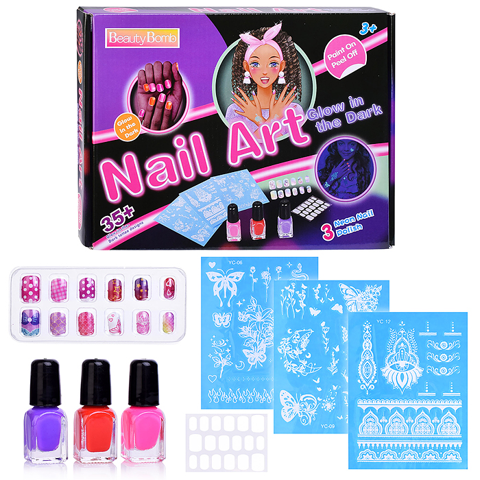 Набор стилиста ZG027 "Создай себе яркий маникюр" в коробке