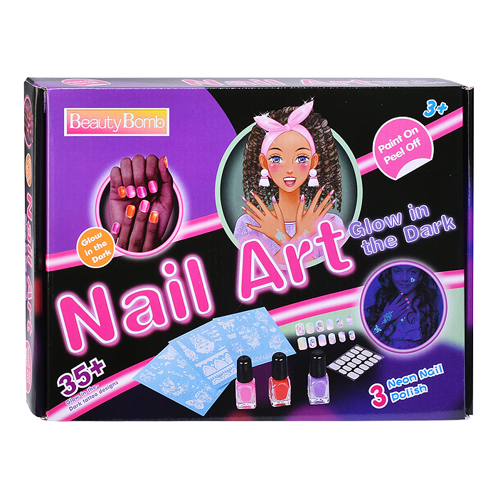 Набор стилиста ZG027 "Создай себе яркий маникюр" в коробке