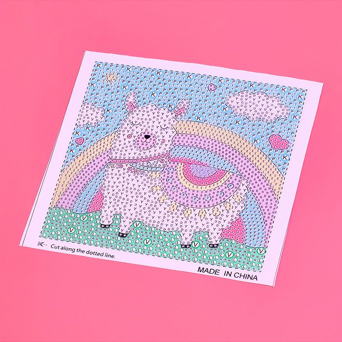 Мозаика алмазная A5501F "Альпака" в коробке