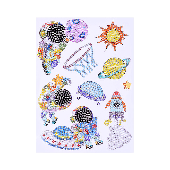 Мозаика алмазная A5503-5 "Космические приключения" в коробке