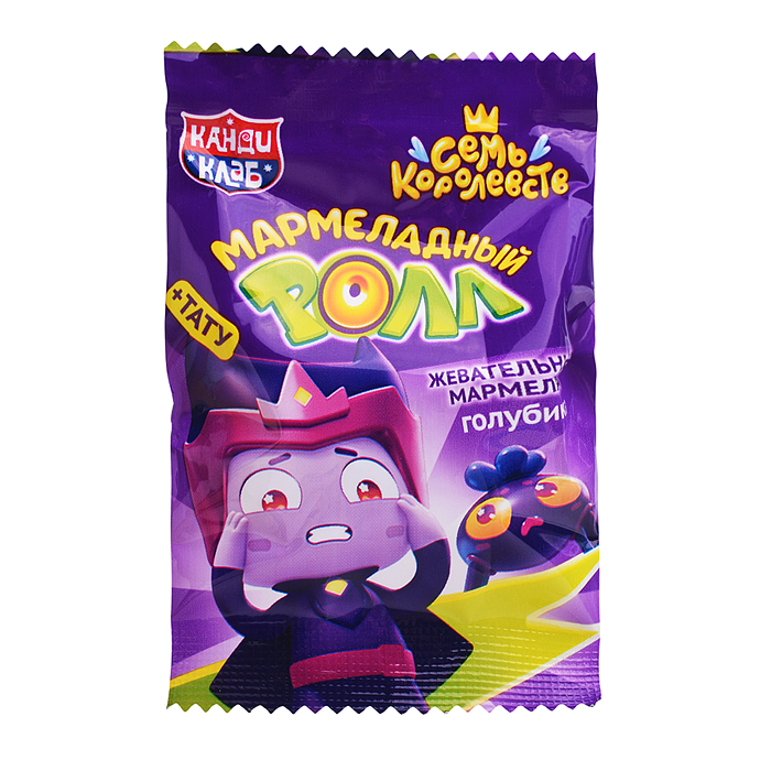 Жевательный мармелад с татуировкой "Мармеладный Ролл" ассорти (Семь Королевств) 12гр*36шт
