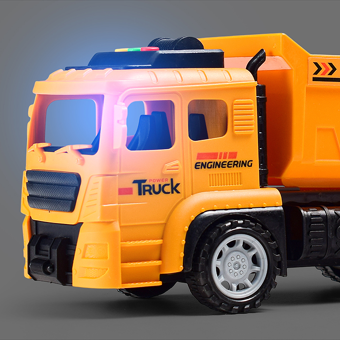 Машина 6630-B1 "Самосвал" (свет, звук) в коробке