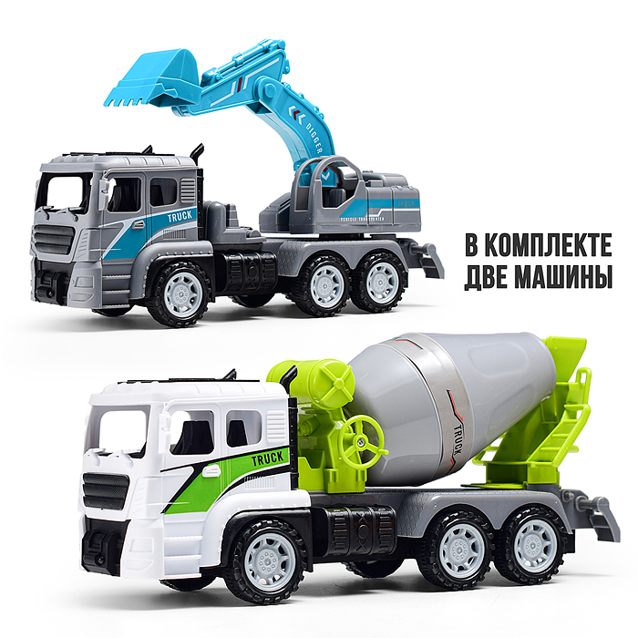 Машина 6603-AC "Строительная техника" инерционная, под колпаком