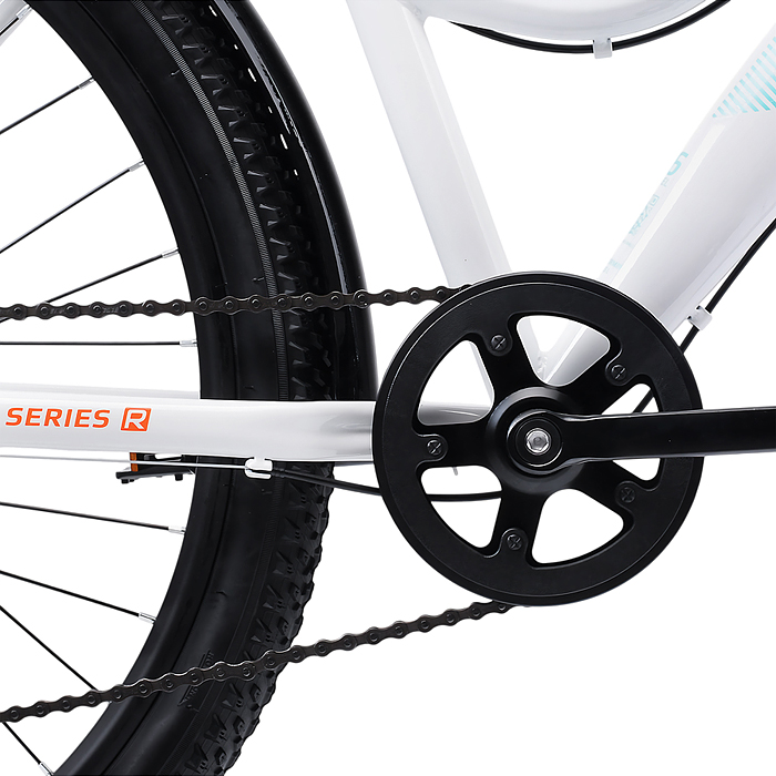 Фото к товару Велосипед 26" Rocket lady Steel 26, цвет белый/бирюзовый, размер 17" Велосипед 26" Rocket lady Steel 26, цвет белый/бирюзовый, размер 17"