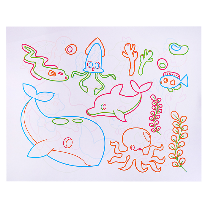 Доска для рисования 665 "Волшебство света" в коробке