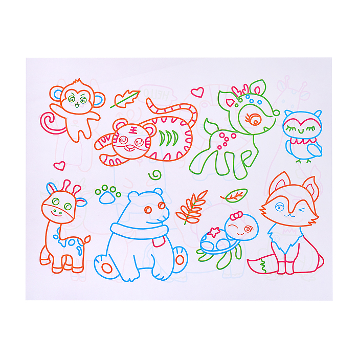 Доска для рисования 665 "Волшебство света" в коробке