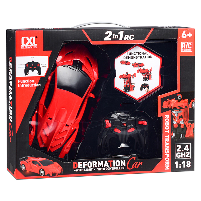 Машина CXL800-113B "Гонщик Джуниор" р/у, 27 MHz, в коробке