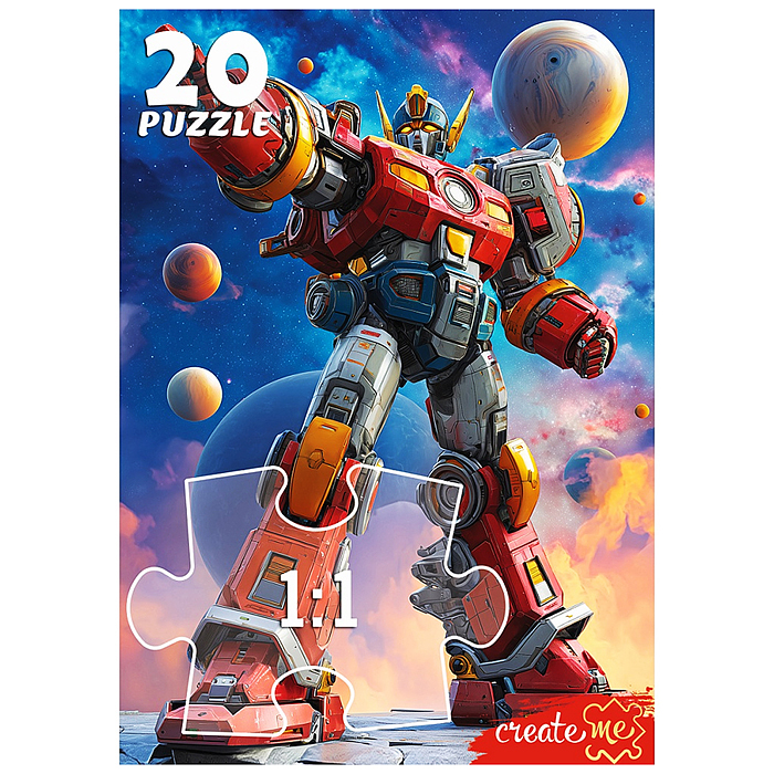 Маски-пазлы 20 "Космический трансформер"