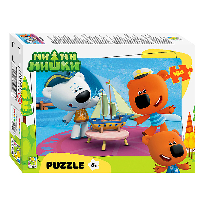 Пазлы 104 "Ми-ми-мишки" (0+ Медиа)