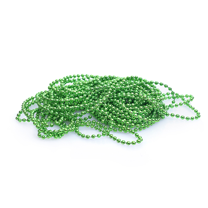 Новогоднее украшение S0973-2 "Бусы" зеленые, 10м, в пакете Новогоднее украшение S0973-2 "Бусы" зеленые, 10м, в пакете