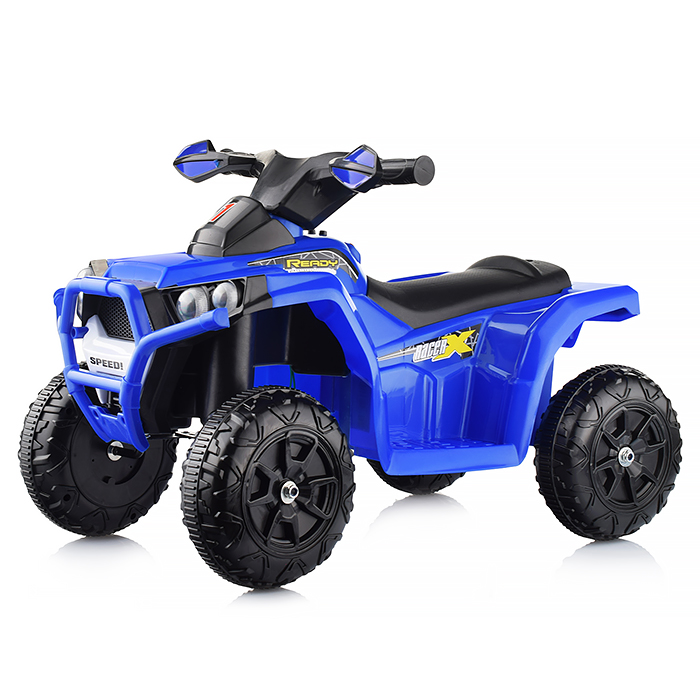 Детский электроквадроцикл ROCKET "Квадроцикл",1 мотор 20 ВТ, синий не родный части машинки