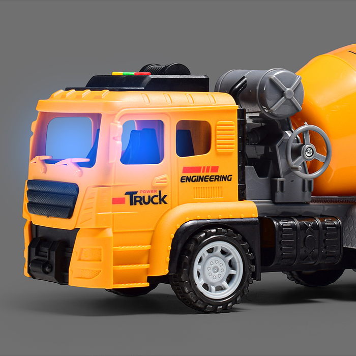 Машина 6630-A1 "Бетономешалка" (свет, звук) в коробке