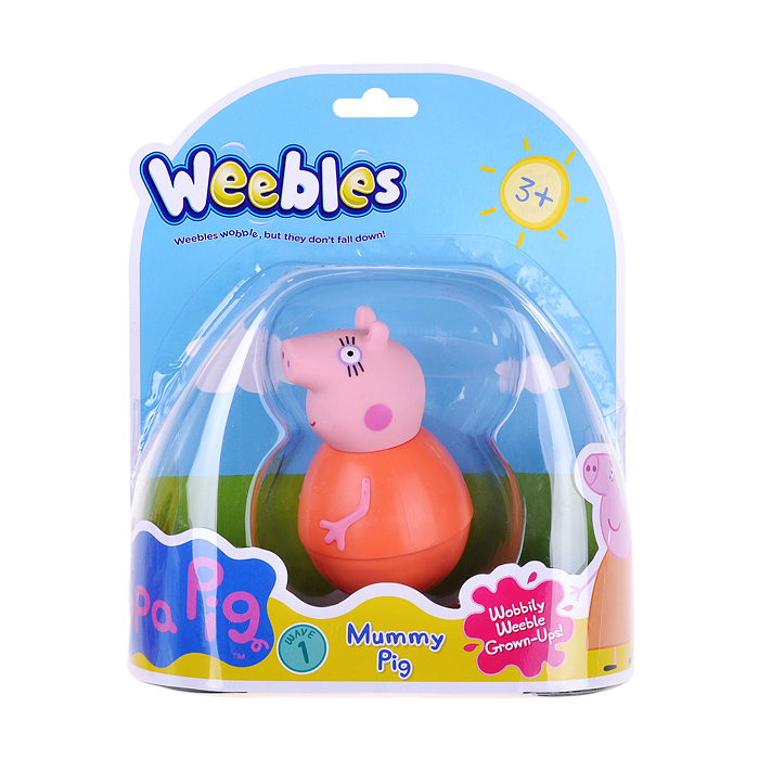 Фигурка неваляшка Мама Пеппы Фигурка неваляшка Мама Пеппы