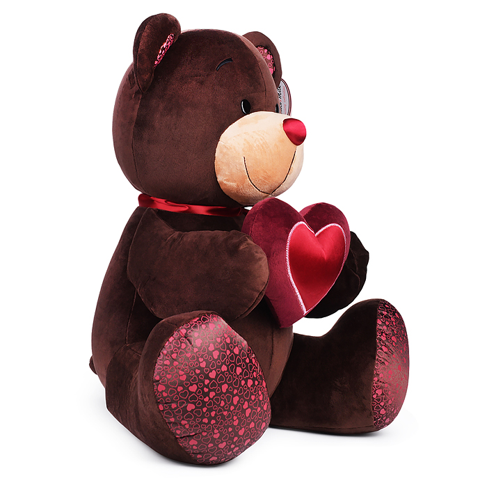 Фото к товару Медведь Choco с сердцем 50 Медведь Choco с сердцем 50