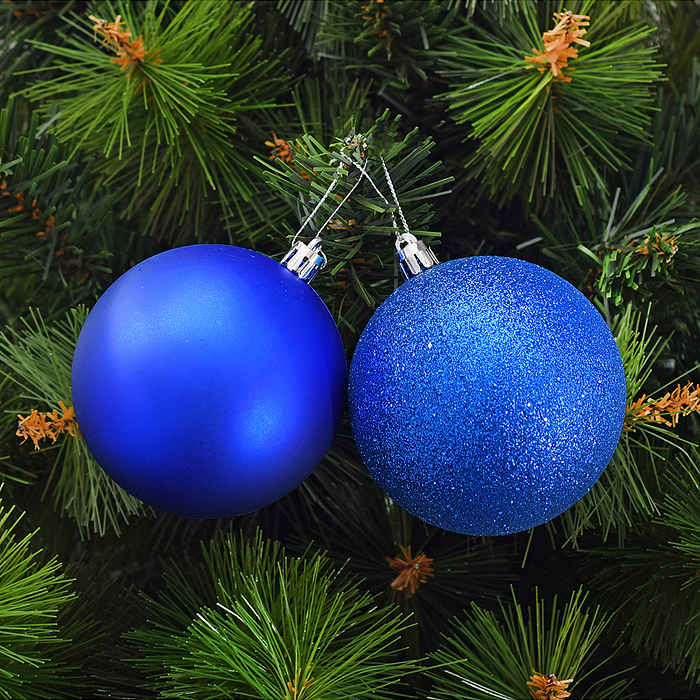 Набор шаров S0139-4 "Новогодняя ночь" (8см) в пакете 