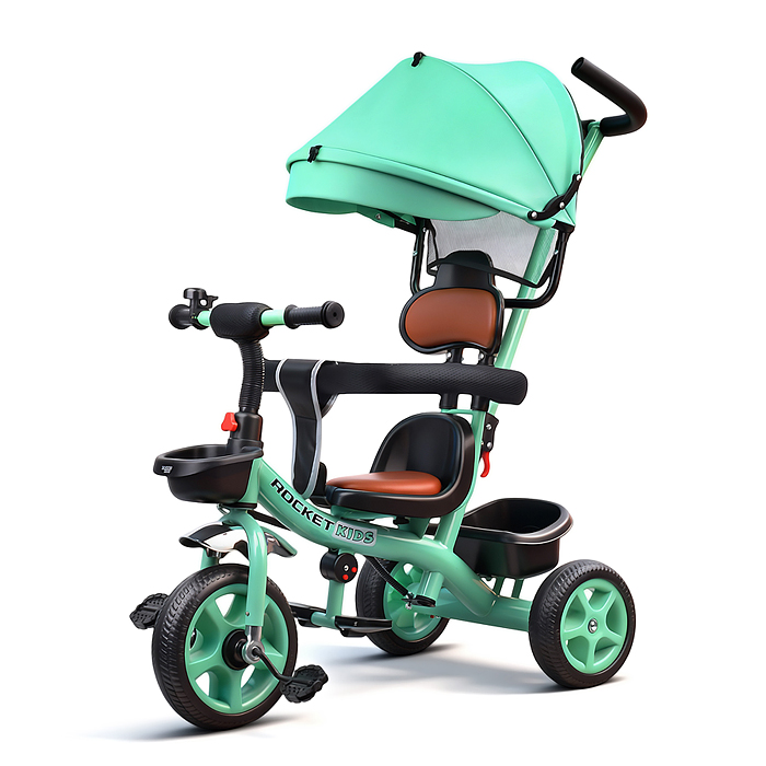 Велосипед 611-3 3-х колесный, зеленый