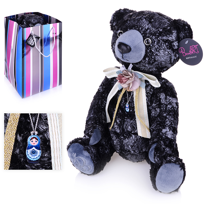 Медведь БернАрт-серебряный (металлик) (В1) Медведь БернАрт-серебряный (металлик) (В1)