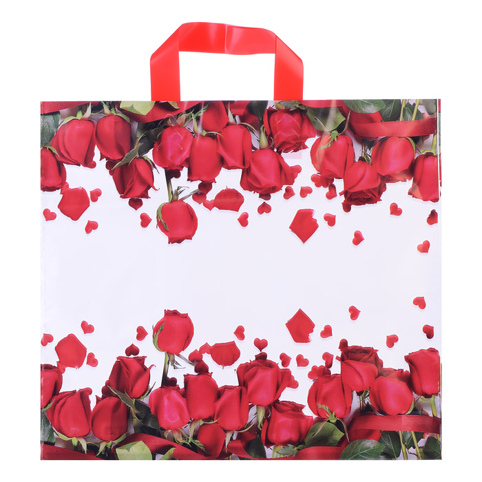 Пакет ПЭ с петлевой ручкой 38х34+3см (70) (Гран При) 