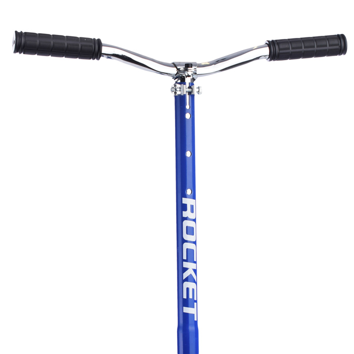 Самокат 2-х колесный ROCKET,колеса PU/ 200 мм,ABEC 7, синий