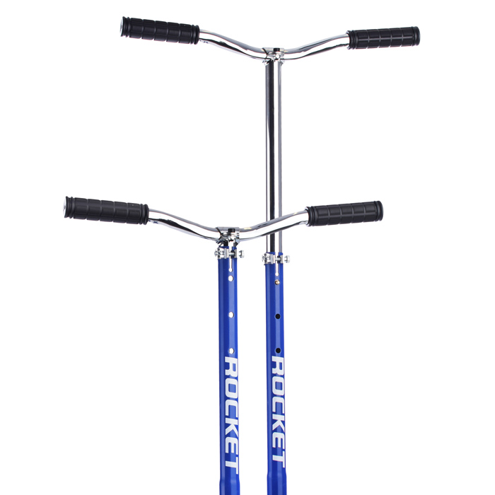 Самокат 2-х колесный ROCKET,колеса PU/ 200 мм,ABEC 7, синий