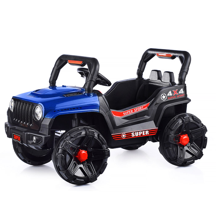 Электромобиль U023460Y "Рустик" на аккумуляторе, с р/у управлением, в коробке (синий)