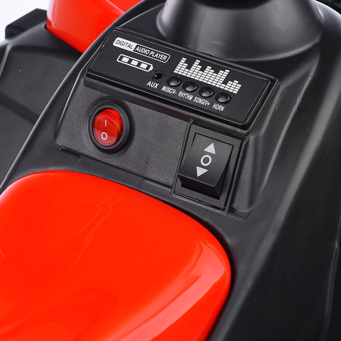 Квадроцикл U023389Y "Guadrokids" на аккумуляторе, одноместный (красный)