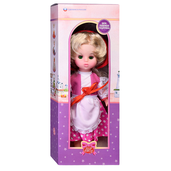 Кукла Красная шапочка 35 см., в коробке