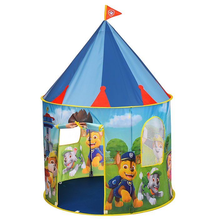 Фото к товару Палатка детская игровая "Щенячий Патруль" 100х135х100см, в сумке Палатка детская игровая "Щенячий Патруль" 100х135х100см, в сумке
