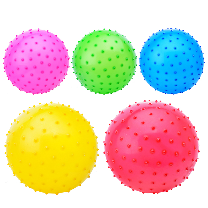 Мяч детский надувной тактильный 00-4024 (22см.) Мяч детский надувной тактильный 00-4024 (22см.)