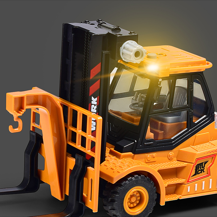 Машина KLX900-33  "Вилочный погрузчик4" 1:43 (свет,звук) в коробке