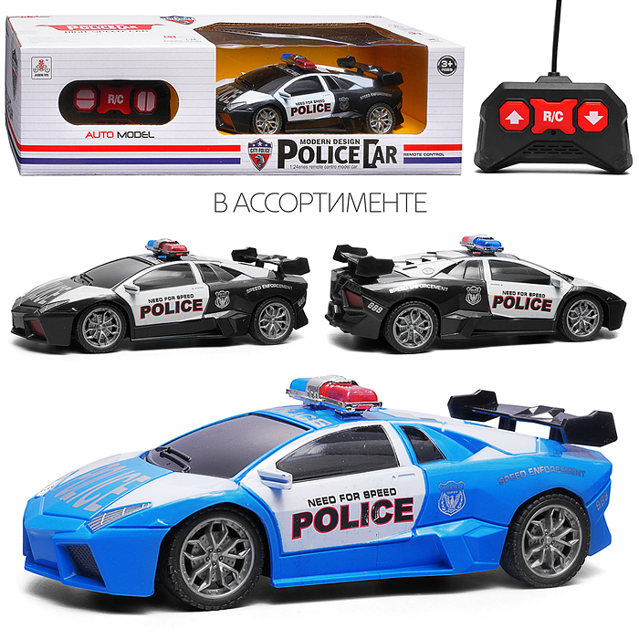 Машина 988-T6 "Молния страж"  р/у, 27 MHz. в коробке