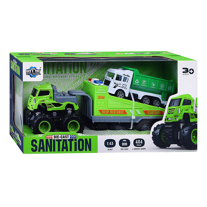 Машина KLX600-354 "Аварийный прицеп" в коробке