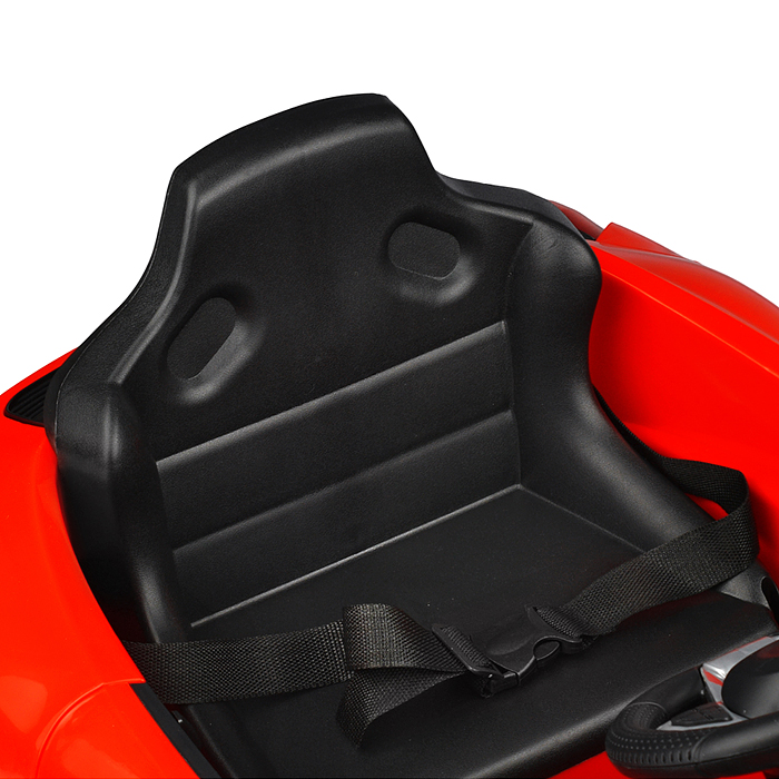 Электромобиль U023436Y "Скоростной заезд" на аккумуляторе, с р/у управлением, в коробке (красный)