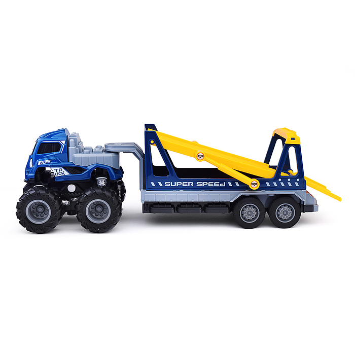 Машина KLX600-190 "Мега прицеп два этажа" в коробке