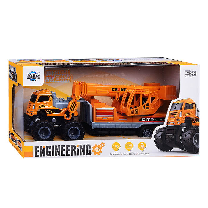 Машина KLX600-224 "Большой кран" в коробке