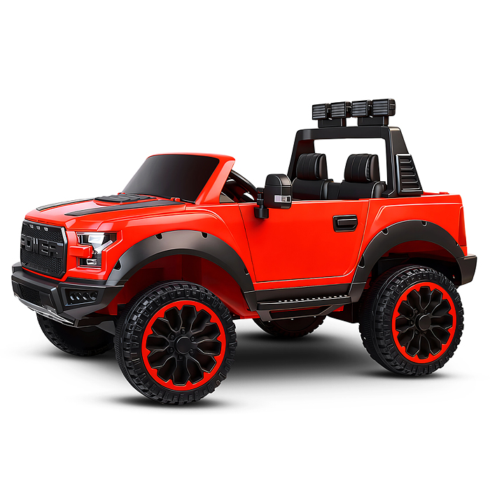 Электромобиль U023438Y "Мощность скорости" на аккумуляторе, с р/у управлением, в коробке (красный)