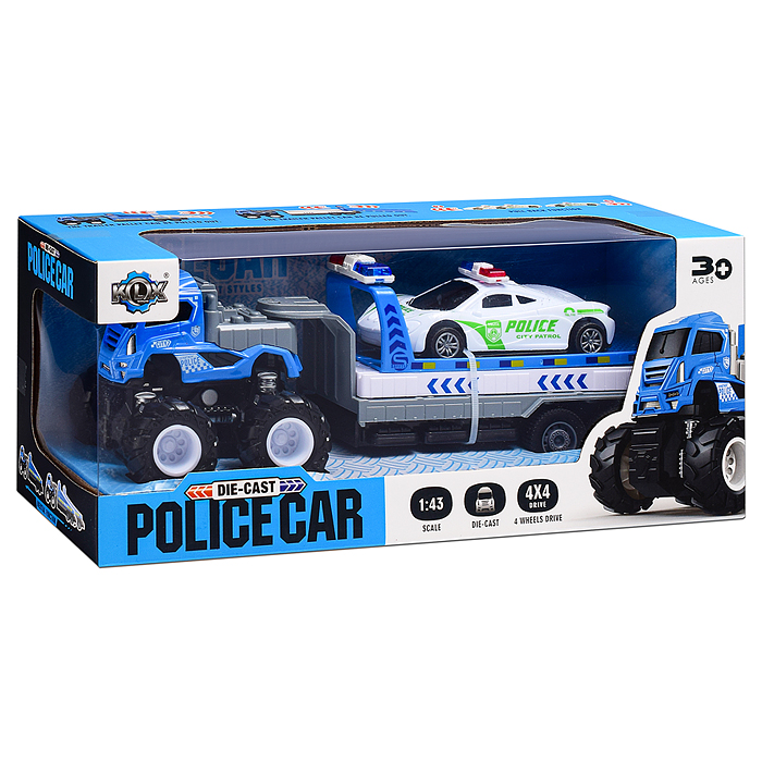 Машина KLX600-351 "Полицейский спасатель" в коробке